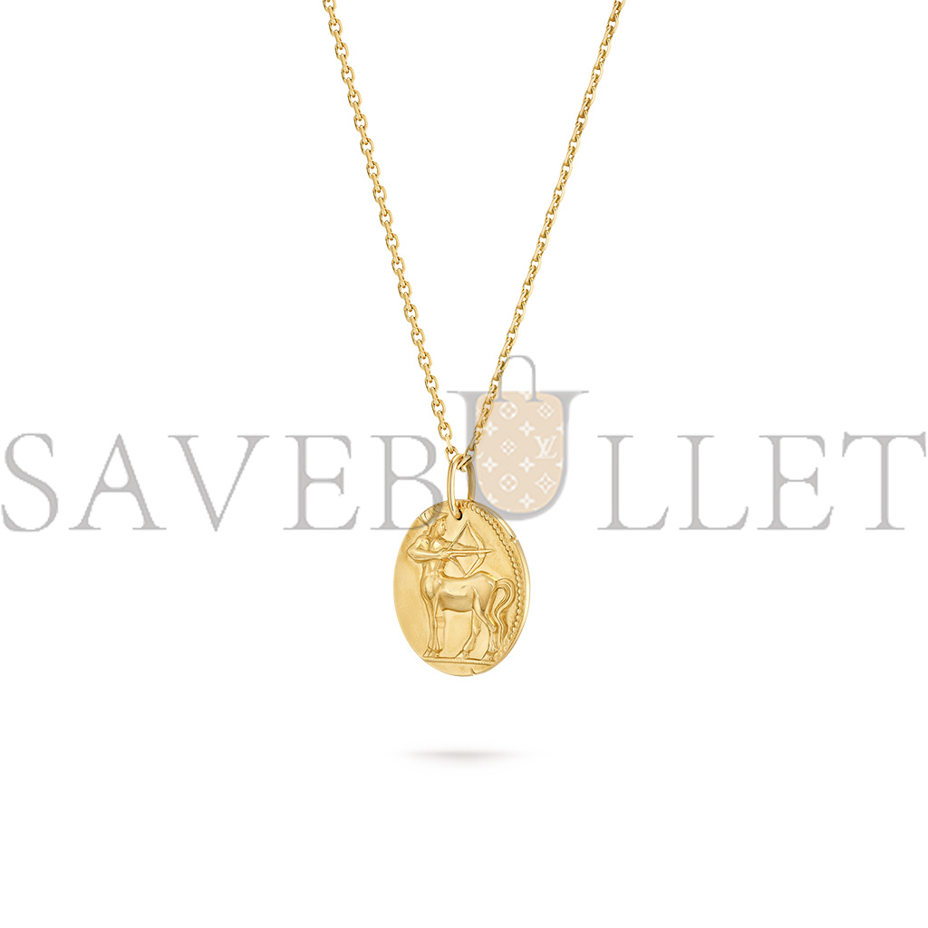 VAN CLEEF ARPELS ZODIAQUE MEDAL SAGITTARII (SAGITTARIUS) - YELLOW GOLD  VCARP7SP00